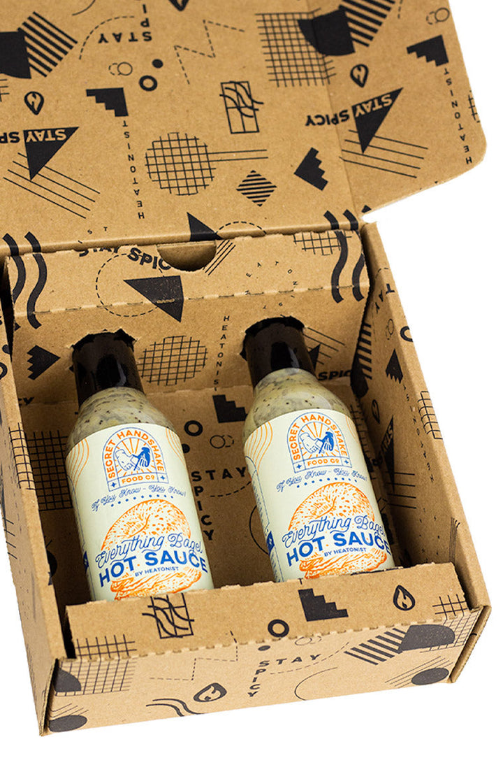Secret Handshake Food Co Everything Bagel Hot Sauce 2-Pack B7
