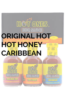 Hot Ones BBQ Trio Pack (Original / Hot Honey / Caribbean) W1