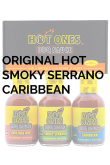 Hot Ones BBQ Trio Pack (Original / Smoked Serrano / Caribbean) R8