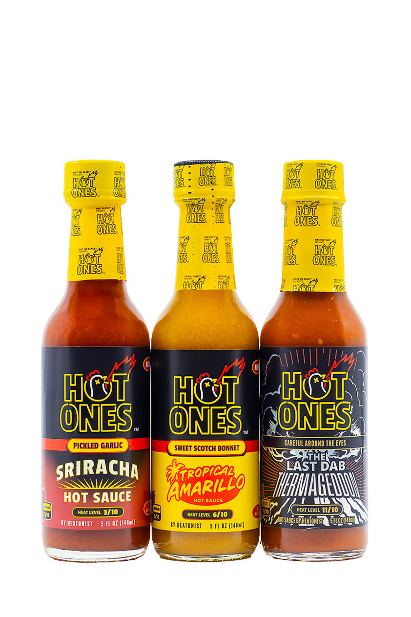 Hot Ones Hot Sauce Trio Pack - Season 29 F6